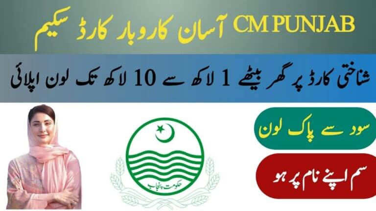 CM Punjab Asaan Karobar Card Scheme 2025 – Latest Update, Benefits & Online Application, ehsasapnaghar.com