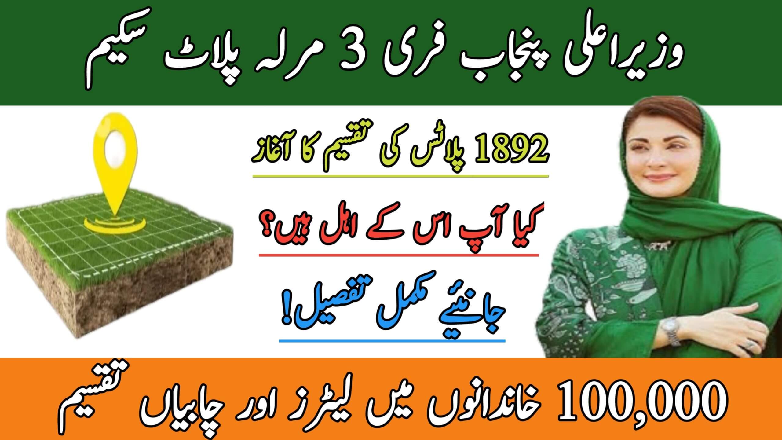 Punjab Free 3 Marla Plot Scheme 2025 – Latest Update and Full Guide, ehsasapnaghar.com