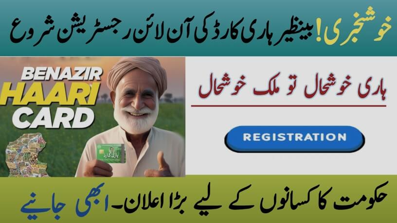 Benazir Hari Card Program Online Registration – Latest Update 2025, ehsasapnaghar.com
