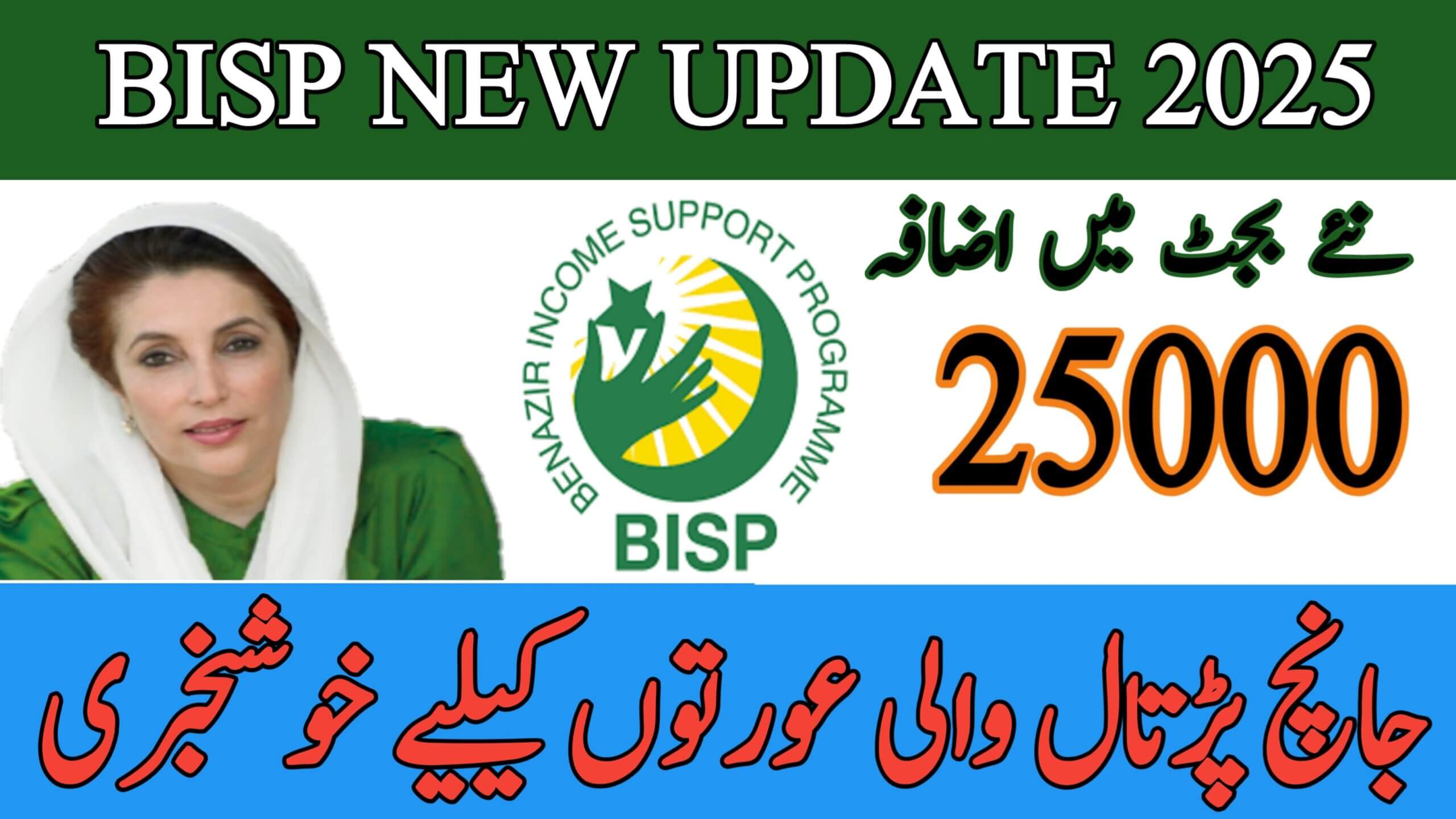 BISP Rs. 25,000 Relief Payment || Good News for NSER Surveyed Applicants in 2025, ehsasapnaghar.com