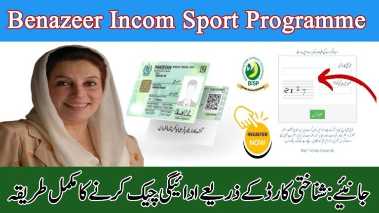 BISP Payment Check by CNIC July 2025 Update, ehsasapnaghar.com
