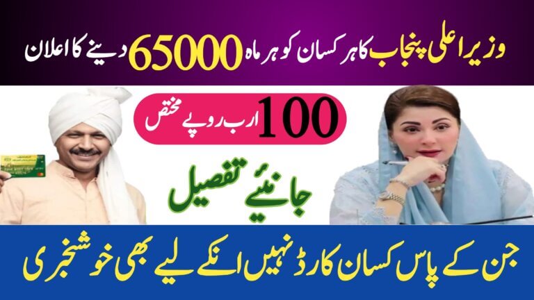 CM Punjab Kissan Card Program || Empowering Farmers for a Brighter Future, ehsasapnaghar.com