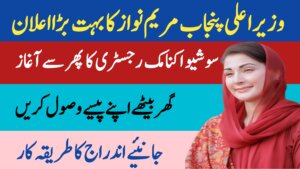 Big Announcement by CM Maryam Nawaz || Launch of Socio-Economic Registry Receive, ehsasapnaghar.com